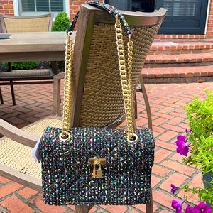 KURT GEIGER brand new tweed can be worn as hand, shoulder or crossbody